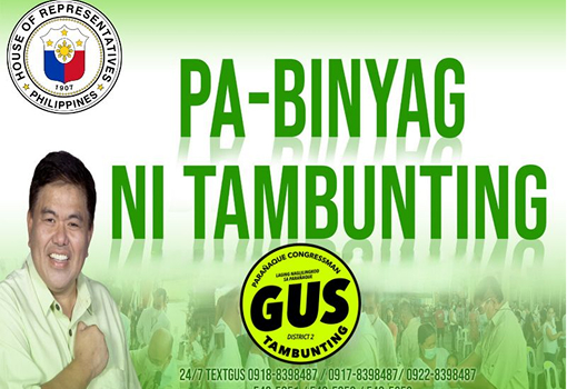 Pa-binyag ni Tambunting